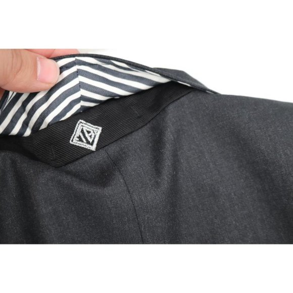 Ted baker sport coat men's 40L charcoal gray Debonair Movjak two button wool - Picture 10 of 16